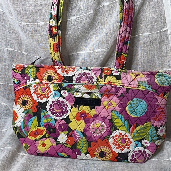 Vera Bradley Va Va Bloom Pattern Iconic Grand Tote Floral Designer Travel GUC - Picture 4 of 15